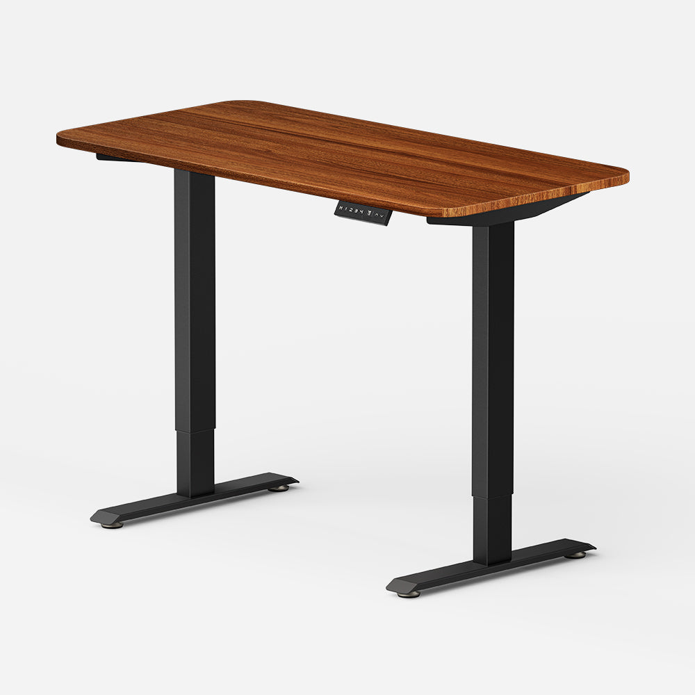 Height Adjustable Desk - Dark Brown