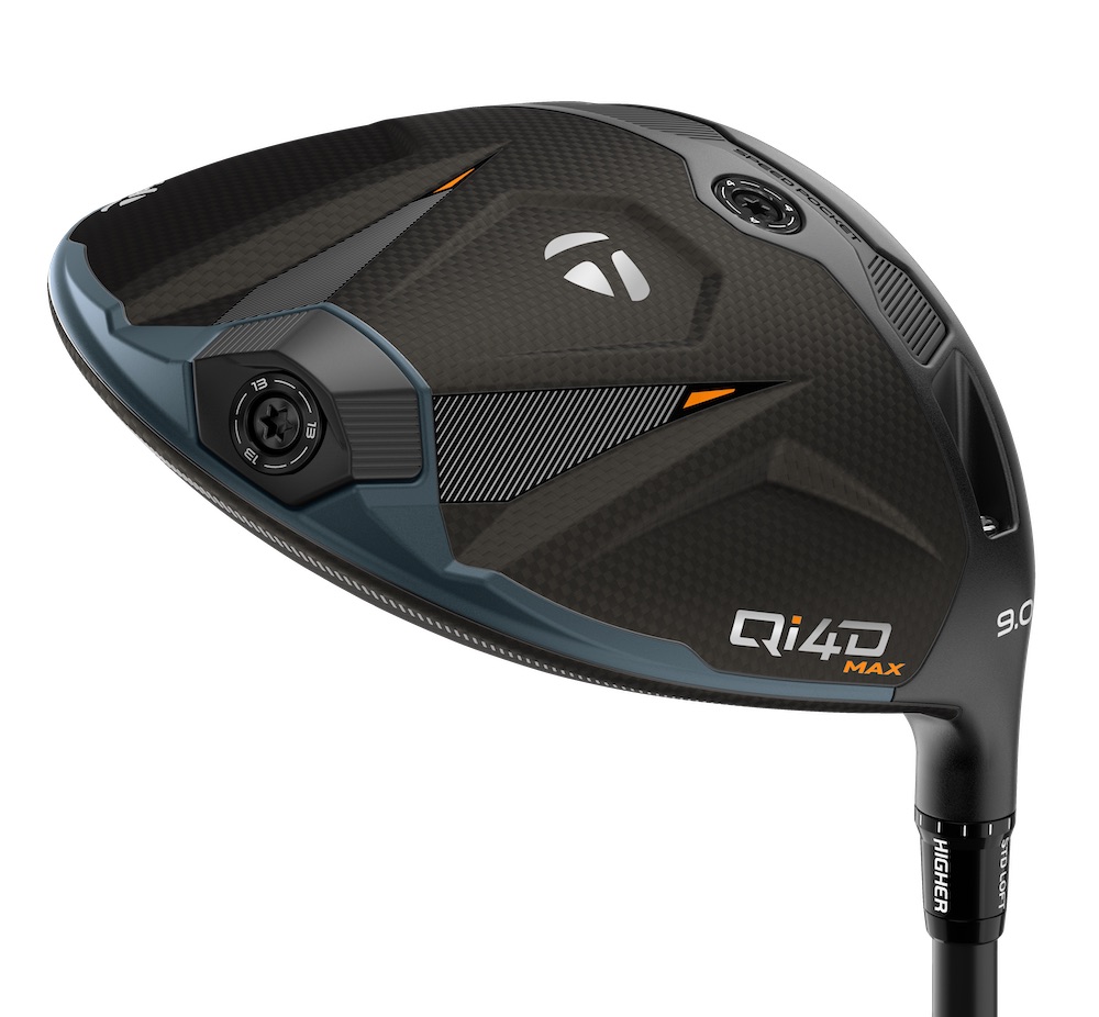 Taylor Made Golf Qi4D Max Driver 9* Stiff Flex [REAX HR] Left Handed