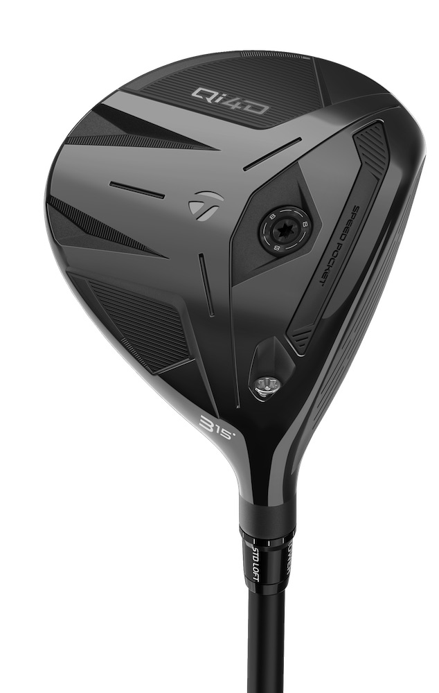 Taylor Made Golf Qi4D Shadowfall Fairway Wood 18* #5 Stiff Flex [REAX]